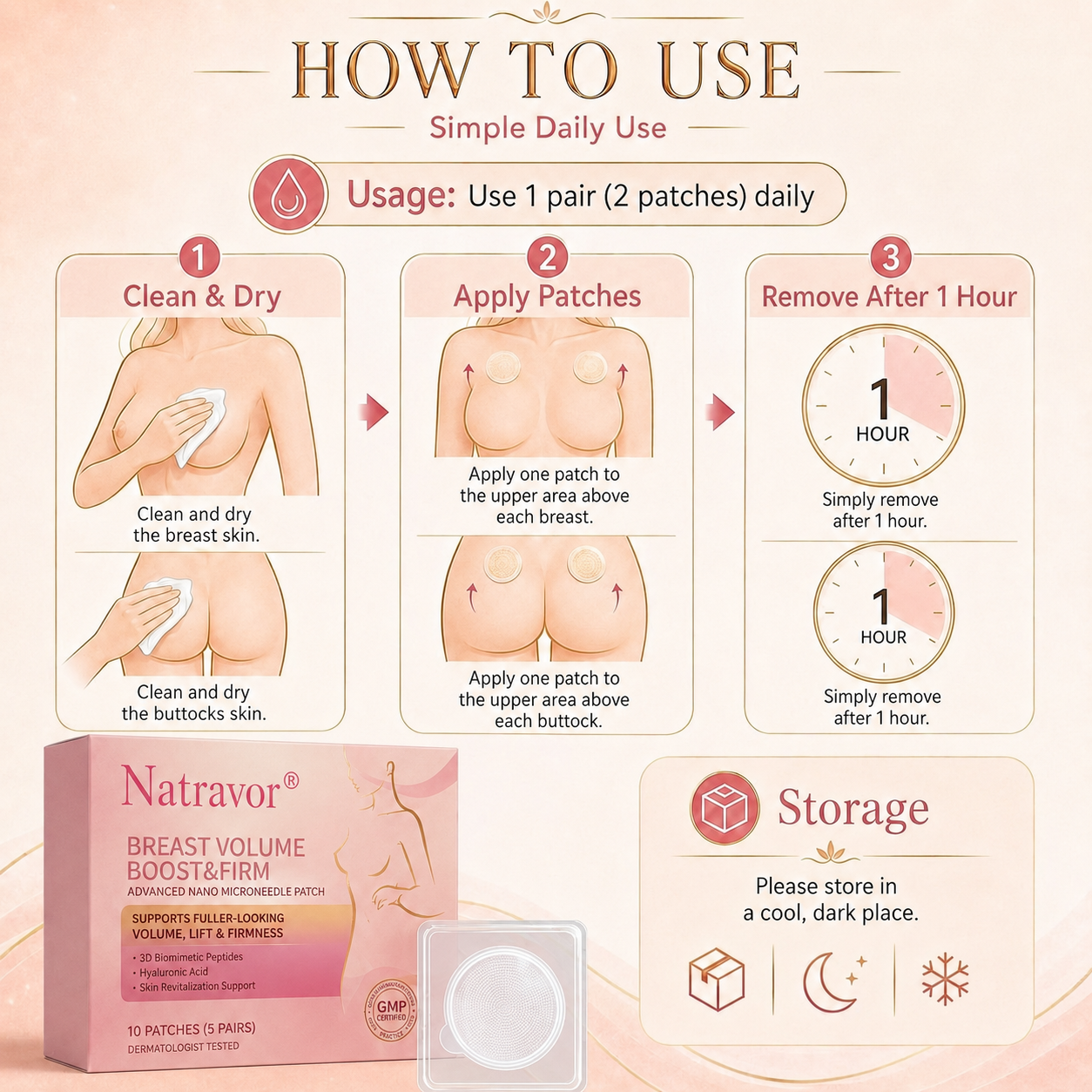 💥𝐍𝐚𝐭𝐫𝐚𝐯𝐨𝐫® 👩‍⚕️ Targeted Breast Enhancement Advanced Nano Microneedle Patch💃🎃The Ultimate Halloween Gift Pick🎁