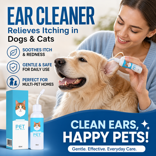 🔥 Today Only: Get 50% Off Your Second Item|🐶🐱 Ear cleaner, Relieves itching in dogs & cats