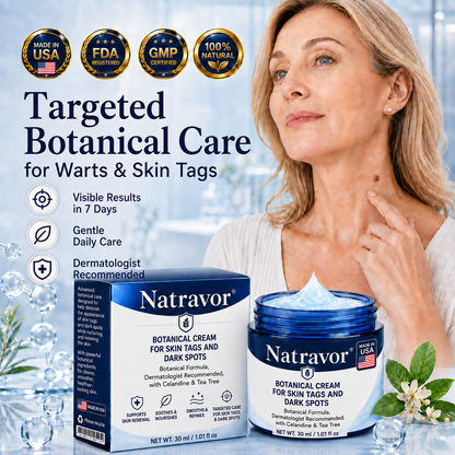 Natravor® 7-𝐃𝐚𝐲 𝐒𝐤𝐢𝐧 𝐓𝐚𝐠 & 𝐒𝐩𝐨𝐭 𝐄𝐫𝐚𝐬𝐞𝐫 𝐂𝐫𝐞𝐚𝐦 (Zero Pain, Zero 𝐒𝐜𝐚𝐫𝐬 Formula) 💎