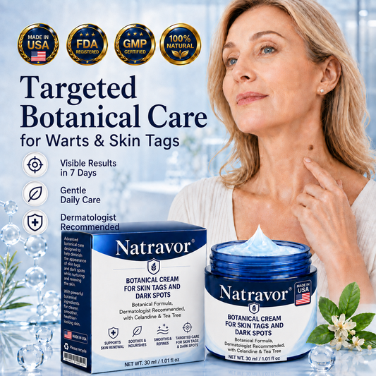 Natravor® 7-𝐃𝐚𝐲 𝐒𝐤𝐢𝐧 𝐓𝐚𝐠 & 𝐒𝐩𝐨𝐭 𝐄𝐫𝐚𝐬𝐞𝐫 𝐂𝐫𝐞𝐚𝐦 (Zero Pain, Zero 𝐒𝐜𝐚𝐫𝐬 Formula) 💎