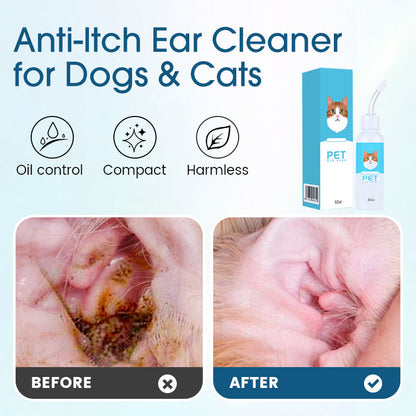 🔥 Today Only: Get 50% Off Your Second Item|🐶🐱 Ear cleaner, Relieves itching in dogs & cats